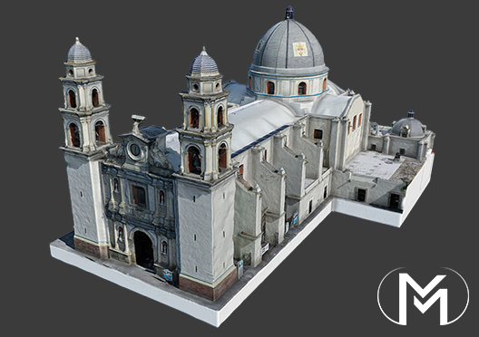 Catedral de Tehuacán 3D
